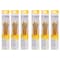 Princeton RealValue Brush Set, Natural Bristles, Short Handle Mixed Media Paintbrush, Yellow, 3-Piece Set, 6PK PR9104 - alternate 1