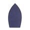 Homeroots 30" Navy Blue And White Metal and Wood Boat Shaped Bookcase 489054 - alternate 8