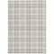 Homeroots 8' X 10' Linen And Brown Plaid Washable Indoor Outdoor Area Rug 601329 - alternate 6