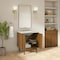 James Martin Vanities Laurent 30" Single Vanity, Honey Oak w/ 3 CM Carrara Marble Top 545-V30-HNO-3CAR - alternate 7