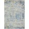 Homeroots 8' X 10' Blue Gray And Green Abstract Washable Indoor Outdoor Area Rug 604544 - alternate 6