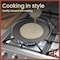 Bakkenmaster Bakken 14 in Cast Iron Pizza Pan, Pre-Seasoned, Oven, Grill & Stovetop Safe, Dual Handles BAKCASTPIZZA - alternate 8