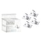 Black & Decker LED Jumper Wire Clips for Flat, 4-Core CL2 Compliant Cable, Chrome with 3M Adhesive Backing LEDUC-WRCLP30 - alternate 1