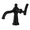 Kingston Brass One-Handle Single-Hole Bathroom Faucet with Push Pop-Up Drain, Matte Black KS3540TKL - alternate 1
