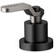 Brizo Litze Roman Tub Handle Kit, Industrial Lever Matte Black/Luxe Steel HL634-BLSL - alternate 1