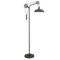Homeroots 72" Silver Reading Floor Lamp With Silver Metal Dome Shade 523443 - alternate 1