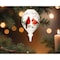 Homeroots Gather Together With Joy Cardinals Hand Painted Mouth Blown Glass Ornament 477534 - alternate 4