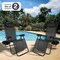 Lavish Home Zero Gravity Chairs with Table and Holders, Black Recliners, Set of 2 80-ANTIG-3 - alternate 8
