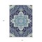 Homeroots 3' X 5' Navy Blue Ivory And Black Oriental Washable Indoor Outdoor Area Rug 600168 - alternate 6