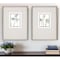 Homeroots Set Of Two Piece of Home Silver Framed Print Wall Art, 2PK 525384 - alternate 2