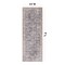 World Rug Gallery Vintage Inspired Machine Washable Non Slip Runner Rug 2 ft 6 in x 7 ft Charcoal 6029CHARCOAL2X7 - alternate 9