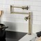 Kingston Brass Deck Mount Pot Filler Faucet with Knurled Handle, Antique Brass KS4703RKZ - alternate 5