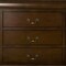 Homeroots 60" Brown Solid Wood Six Drawer Double Dresser 524135 - alternate 5