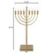 Vintiquewise Gold Finish Modern Contemporary Hanukkah Menorah with Remote Control for Home, Office, or QI004694.GD - alternate 5