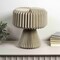 Jonathan Y Zelda 12.8" Modern Art Deco Paper Pleated Shade Accent LED Table Lamp, Natural JYL9107B - alternate 5
