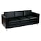 Office Star Products Pacific Sofa Couch, Black PAC53-R107 - alternate 5