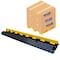 Atlas Heavy Duty Cable Protector Ramp 1 Channel Bulk Pallet, 39 Long Black & Yellow, 40PK CP9896-40 - alternate 1