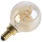 Satco 3.5 Watt G16.5 LED 2000K CCT Candelabra Base Clear Glass Amber Coil Filament Dimmable 120 Volt S14209 - alternate 4