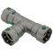 Viega MegaPress tee P1 0.5 P2 0.5 P3 0.5 carbon steel zinc-nickel coating 25300 - alternate 3