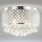 Jonathan Y Evelyn 14.7" 3-Light Crystal Drops/Metal LED Flush Mount, Chrome JYL6145A - alternate 8