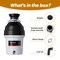 Tecasa 1 HP Garbage Disposals, 2800 RPM, 37 oz Grinding Capacity, With Power Cord TGES1XA - alternate 4