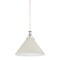 Hudson Valley Lighting Painted No. 2 Pendant in Polished Nickel/Off-White by Mark D. Sikes MDS352L-PN/OW - alternate 1