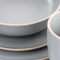 Gibson Elite Serenade 16 Piece Round Stoneware Dinnerware Set in Light Grey 127245.16 - alternate 6
