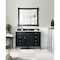 James Martin Vanities Brittany 48'' S Vanity, Black Onyx w/ Jasmine Pearl Silestone Top w/FreePower Wireless Charger 650-V48-BKO-FEJP - alternate 4