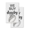 Signmission We Buy Jewelry, Vinyl Decals Only 24 Inch x 36 Inch, Vinyl Decal, 2PK DSB-2436-2PACK-We Buy Jewelry - alternate 1