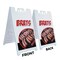 Signmission Brats, A-Frame & 2 Decals Installed, Heavy-Duty Plastic Frame SBHD-D-2436-Brats - alternate 3