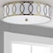 Jonathan Y Aria 3-Light 15.5" Metal LED Flush Mount, Brass JYL3503A - alternate 9