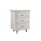 Homeroots 30" White Three Drawer Nightstand 488765 - alternate 5