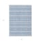 Homeroots 3' X 5' Blue And Denim Blue Southwestern Washable Indoor Outdoor Area Rug 587518 - alternate 9