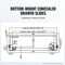 Vevor 10 Pairs 21" Soft-Close Drawer Slides Bottom Mount Full Extension 100 Lbs, 10PK 30201B.533-10 - alternate 7