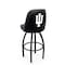 Holland Bar Stool Co Logo Grizzly Indiana 30 in. Swivel Bar Stool with Black Wrinkle Finish L048 - alternate 1