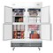 Koolmore 54 in. Commercial Stainless Steel Solid Half Door Reach-In Freezer, 47 cu. ft. RIF-2D-SSHD - alternate 3