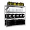 Shuntong Atlas 4-Tier 72 in.W x 24 in.D x 72 in.H Heavy Duty Garage Shelving Load 12000 Lbs, Gray Vein ATLAS722472-4G3000 - alternate 1