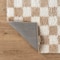 World Rug Gallery Beige Block Shag Area Rug 2 ft x 3 ft Beige WR118BEIGE2X3 - alternate 5
