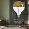 Bulbrite LED Filament 6W, Dimmable G40, Clear Glass, E26 Base, 2700K, 500 Lm, 4PK 862852 - alternate 5
