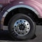 Ilc KENWORTH T880 YEAR 2024 STAINLESS STEEL OUTER FENDER TRIM KIT T880 SHORT HOOD 4 PIECE Replacement KW T880 2024 SS OUTER FENDER TRIM KIT T880 HOOD 4 - alternate 2