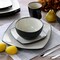 Gibson Elite Soho Lounge 16 Piece Square Stoneware Dinnerware Set in Sand 127334.16R - alternate 6