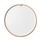 Homeroots 20" Black Metal Round Framed Accent Mirror 691623 - alternate 6