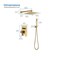 Kibi Cube Pressure Balanced 2-Function Shower System, Rough-In Valve KSF405BB - alternate 8