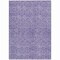 Homeroots 5' X 8' Lavender And Ivory Geometric Washable Indoor Outdoor Area Rug 613561 - alternate 6