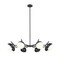 Z-Lite Realm Sphere 8 Light Chandelier, Matte Black, 44 In W x 8 In H 7517-8MB - alternate 5