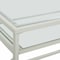 Homeroots 29" Clear And White Glass Writing Desk 402042 - alternate 9