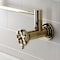 Kingston Brass Wall Mount Pot Filler Faucet, Polished Brass KS4102RX - alternate 4