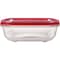 Rubbermaid Easy Find Lids 1.5 Gal. Clear Rectangle Food Storage Container 2184972 - alternate 4
