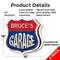Signmission Bruce's Garage, 18 inch X 18 inch, Plastic Sign, 2PK SHI-P-2PACK-18-383-BRUCE - alternate 5