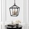 Jonathan Y Pagoda 12" 4-Light Classic Traditional Metal Cage Lantern LED Pendant, Oil Rubbed Bronze/Brass Gold JYL7436D - alternate 9